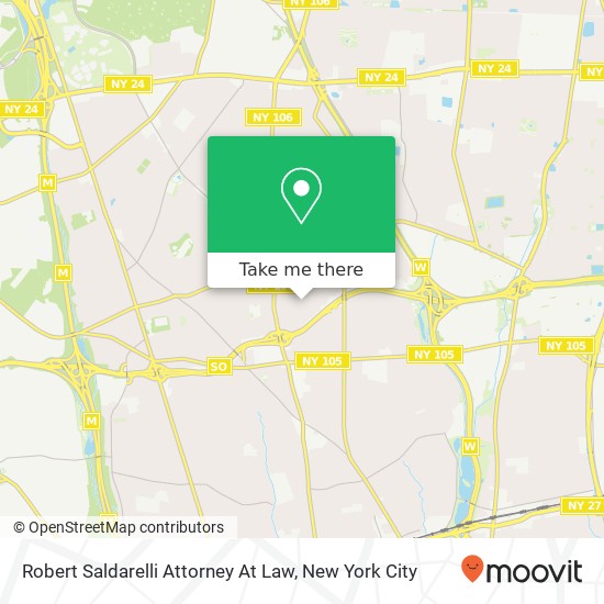 Robert Saldarelli Attorney At Law map