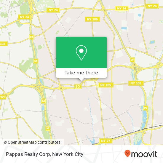 Mapa de Pappas Realty Corp
