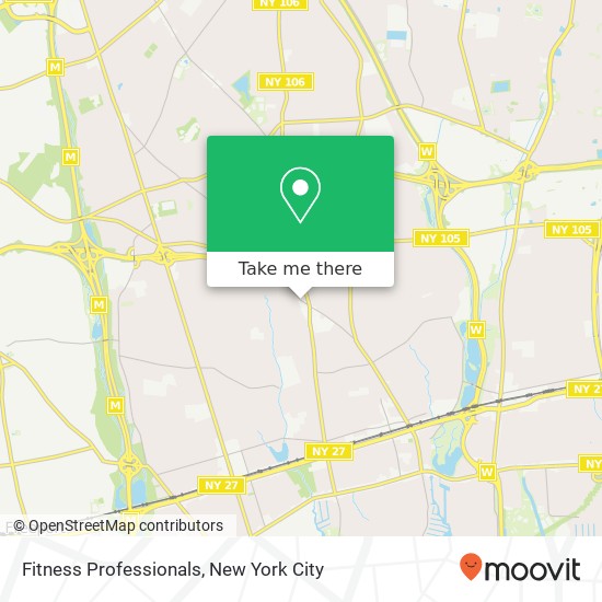 Fitness Professionals map