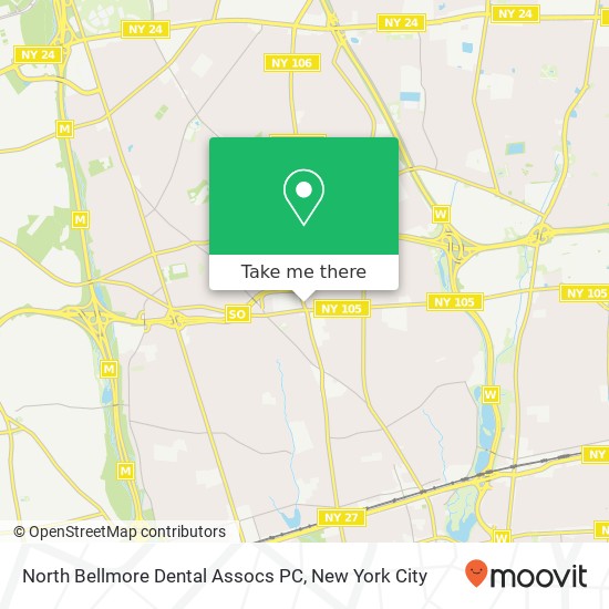 North Bellmore Dental Assocs PC map