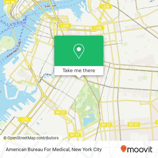 American Bureau For Medical map