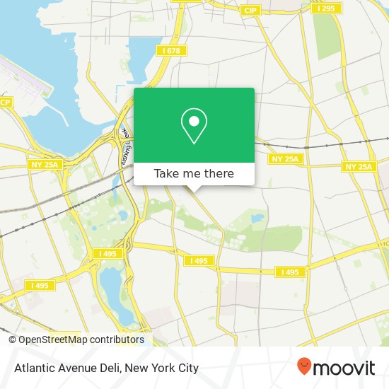 Mapa de Atlantic Avenue Deli