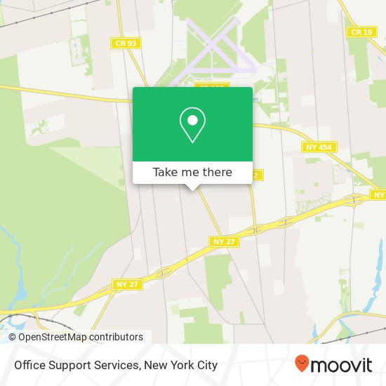 Office Support Services map