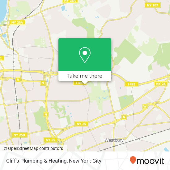 Mapa de Cliff's Plumbing & Heating