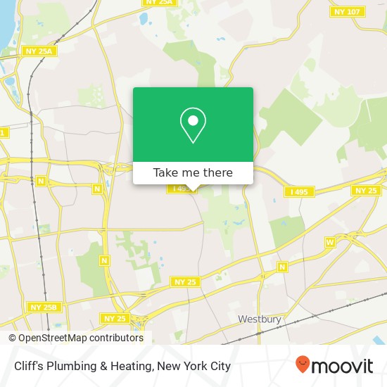 Cliff's Plumbing & Heating map