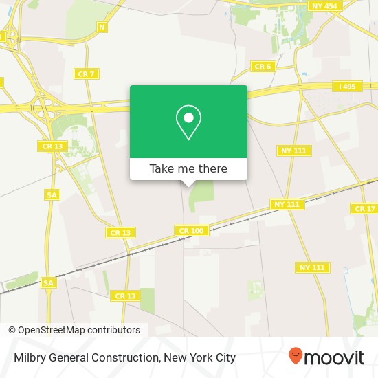 Milbry General Construction map