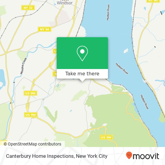 Mapa de Canterbury Home Inspections