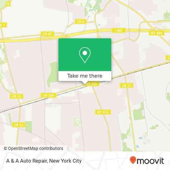 A & A Auto Repair map