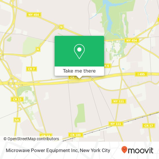 Mapa de Microwave Power Equipment Inc