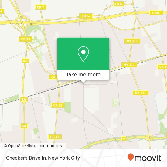 Mapa de Checkers Drive In