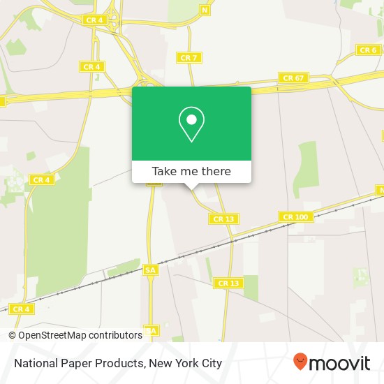 National Paper Products map