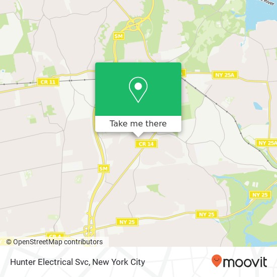 Mapa de Hunter Electrical Svc