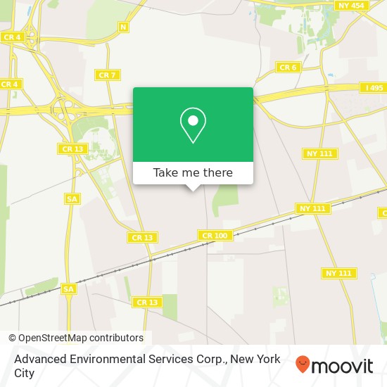 Advanced Environmental Services Corp. map