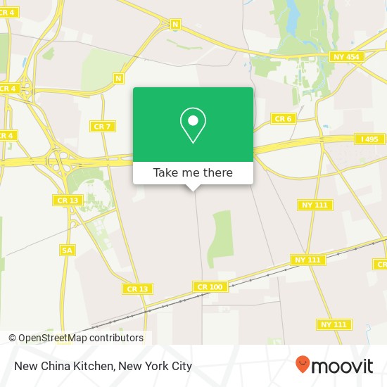 Mapa de New China Kitchen