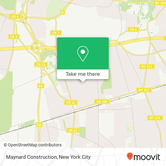 Mapa de Maynard Construction