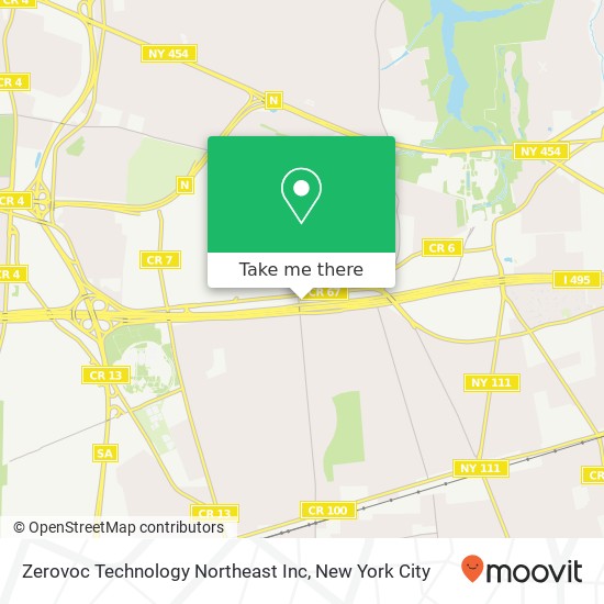 Zerovoc Technology Northeast Inc map