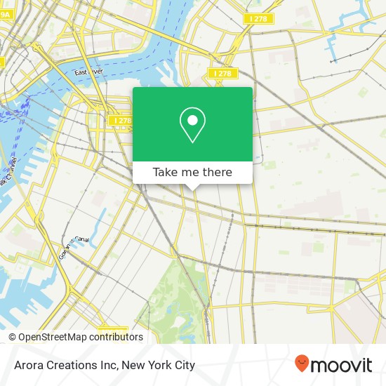 Arora Creations Inc map
