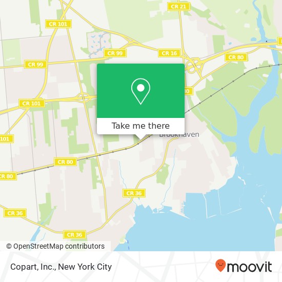 Copart, Inc. map