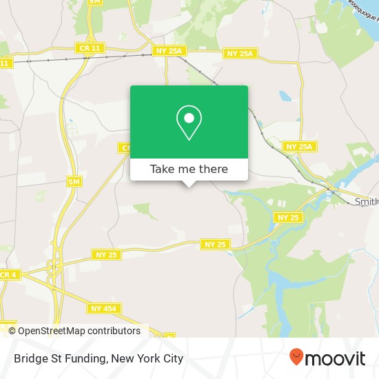 Mapa de Bridge St Funding