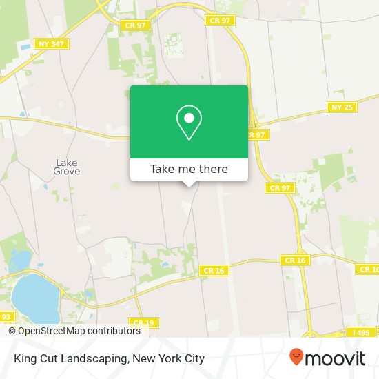 King Cut Landscaping map