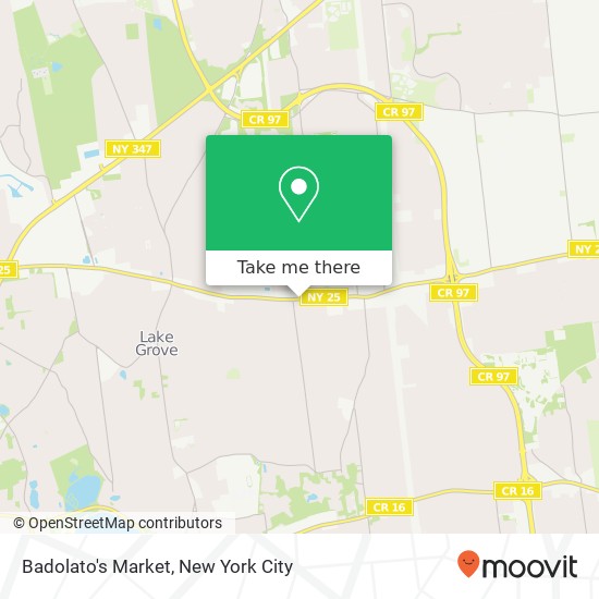 Badolato's Market map