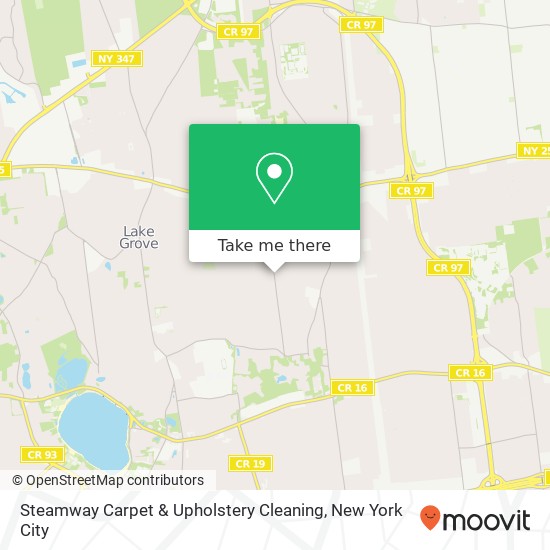 Mapa de Steamway Carpet & Upholstery Cleaning