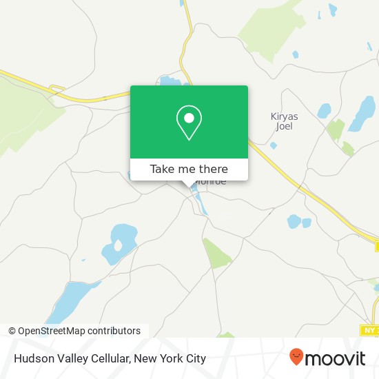 Mapa de Hudson Valley Cellular