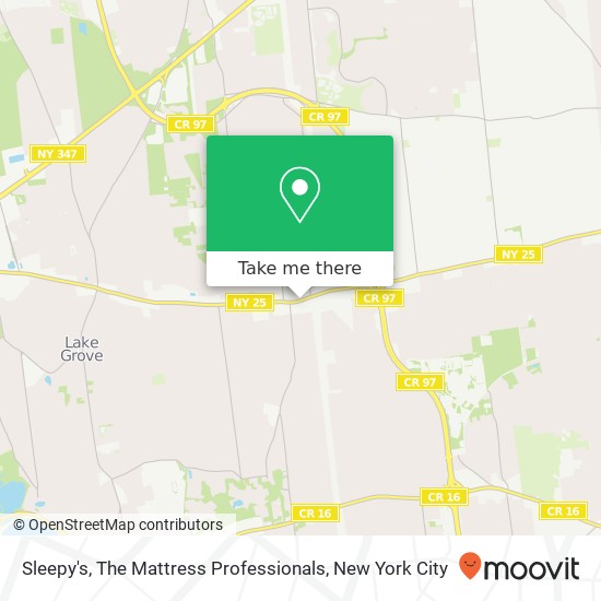 Sleepy's, The Mattress Professionals map