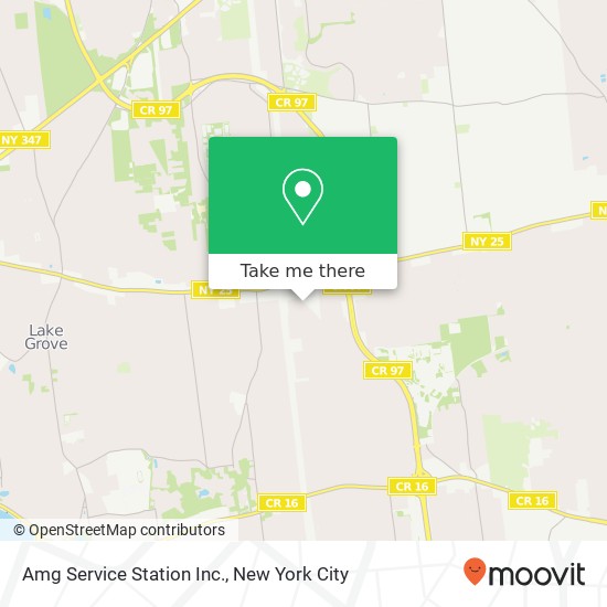 Amg Service Station Inc. map