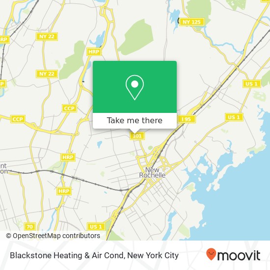 Blackstone Heating & Air Cond map