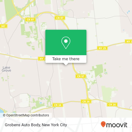 Grobens Auto Body map