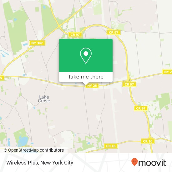 Wireless Plus map