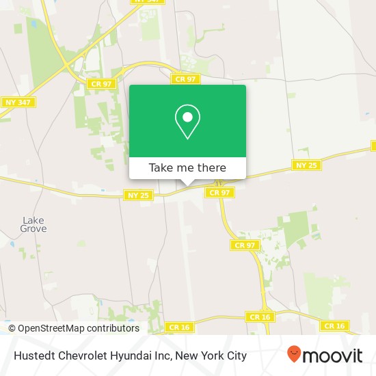 Mapa de Hustedt Chevrolet Hyundai Inc