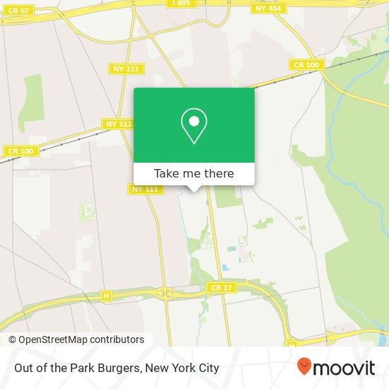Out of the Park Burgers map