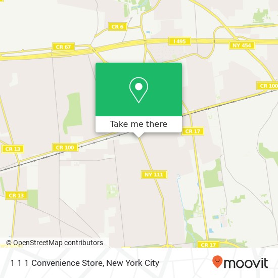 Mapa de 1 1 1 Convenience Store