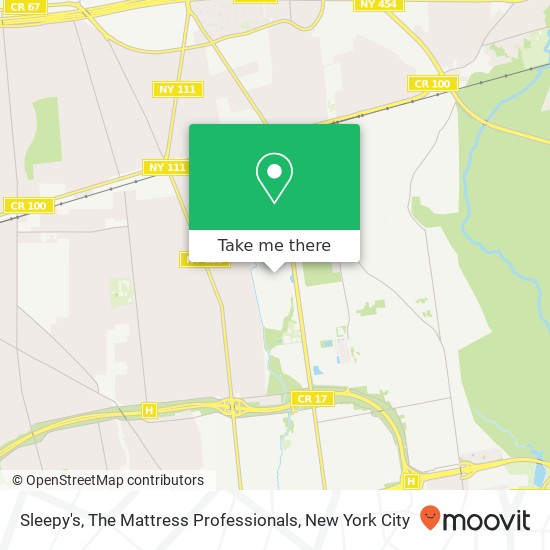 Mapa de Sleepy's, The Mattress Professionals