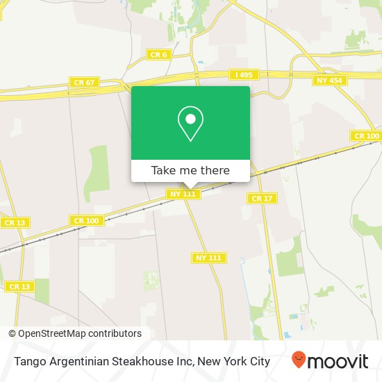 Mapa de Tango Argentinian Steakhouse Inc