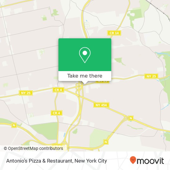 Antonio's Pizza & Restaurant map