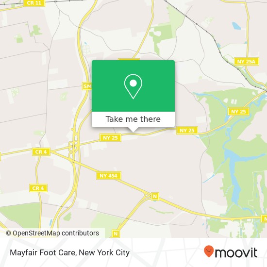 Mapa de Mayfair Foot Care