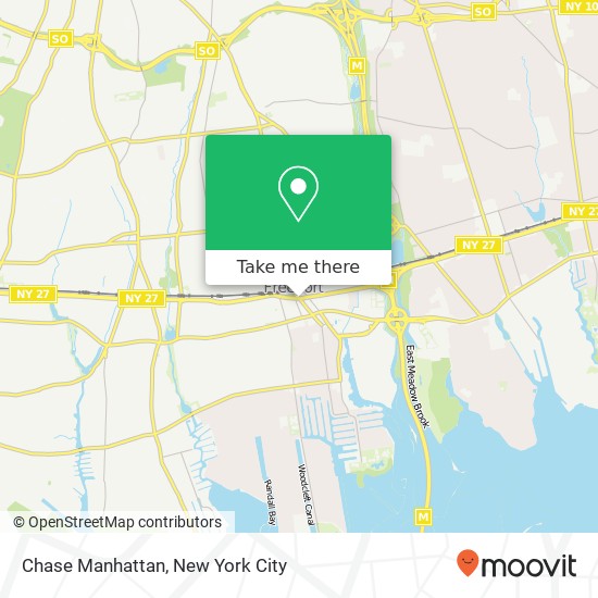 Chase Manhattan map
