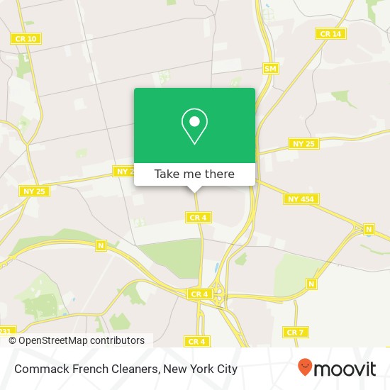 Mapa de Commack French Cleaners