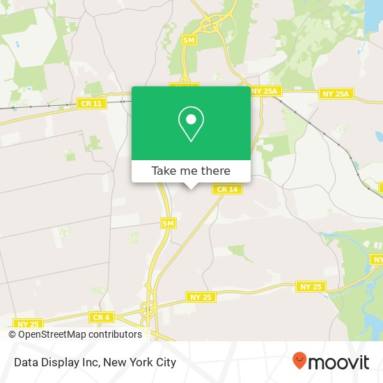 Data Display Inc map