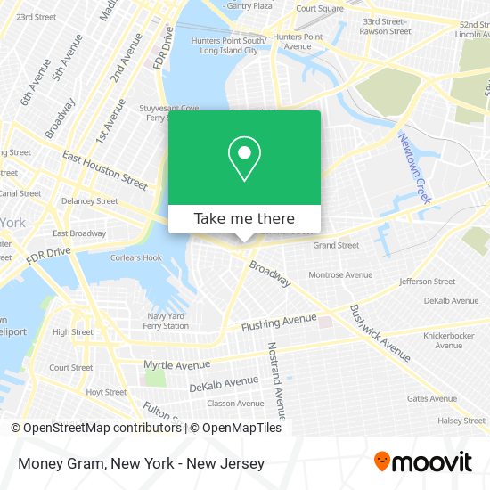 Money Gram map