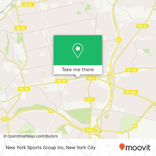 Mapa de New York Sports Group Inc