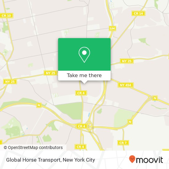 Global Horse Transport map