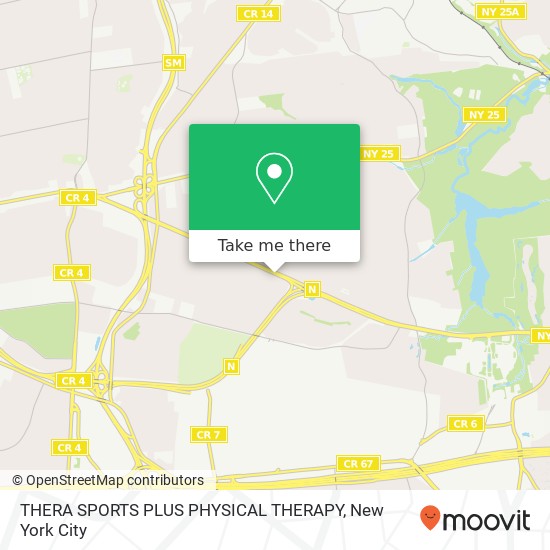 Mapa de THERA SPORTS PLUS PHYSICAL THERAPY