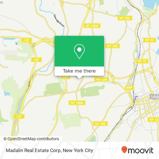 Madalin Real Estate Corp map