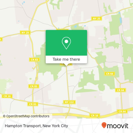 Mapa de Hampton Transport