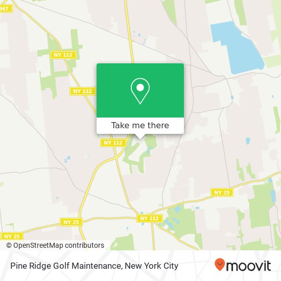 Mapa de Pine Ridge Golf Maintenance