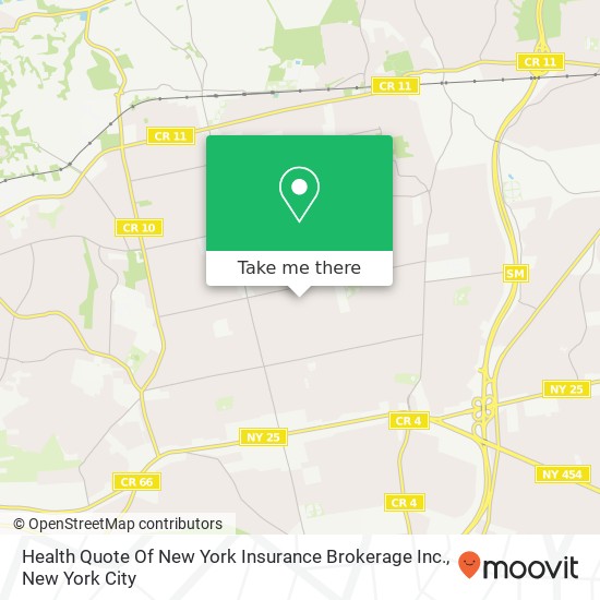 Mapa de Health Quote Of New York Insurance Brokerage Inc.